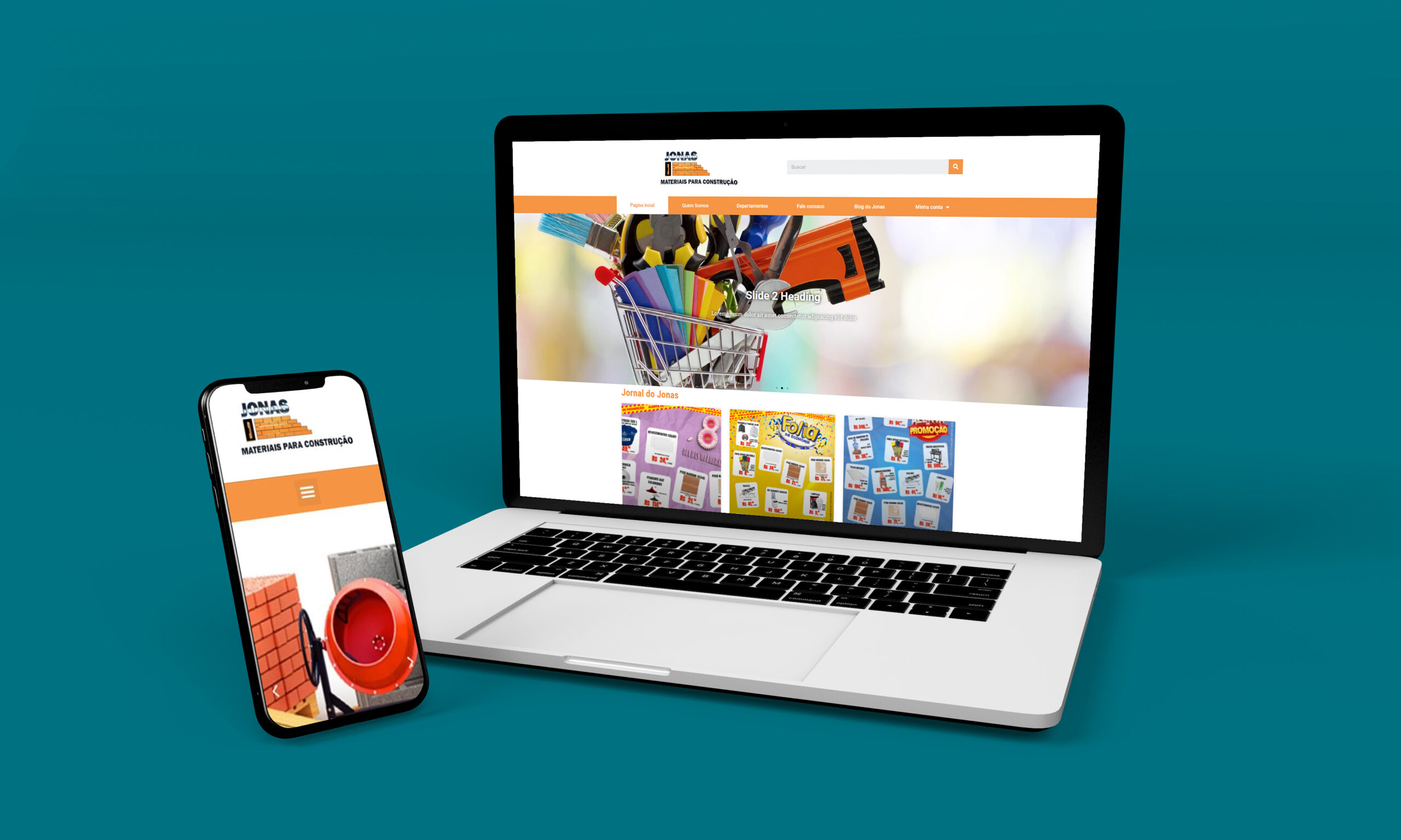 Site institucional e ecommerce