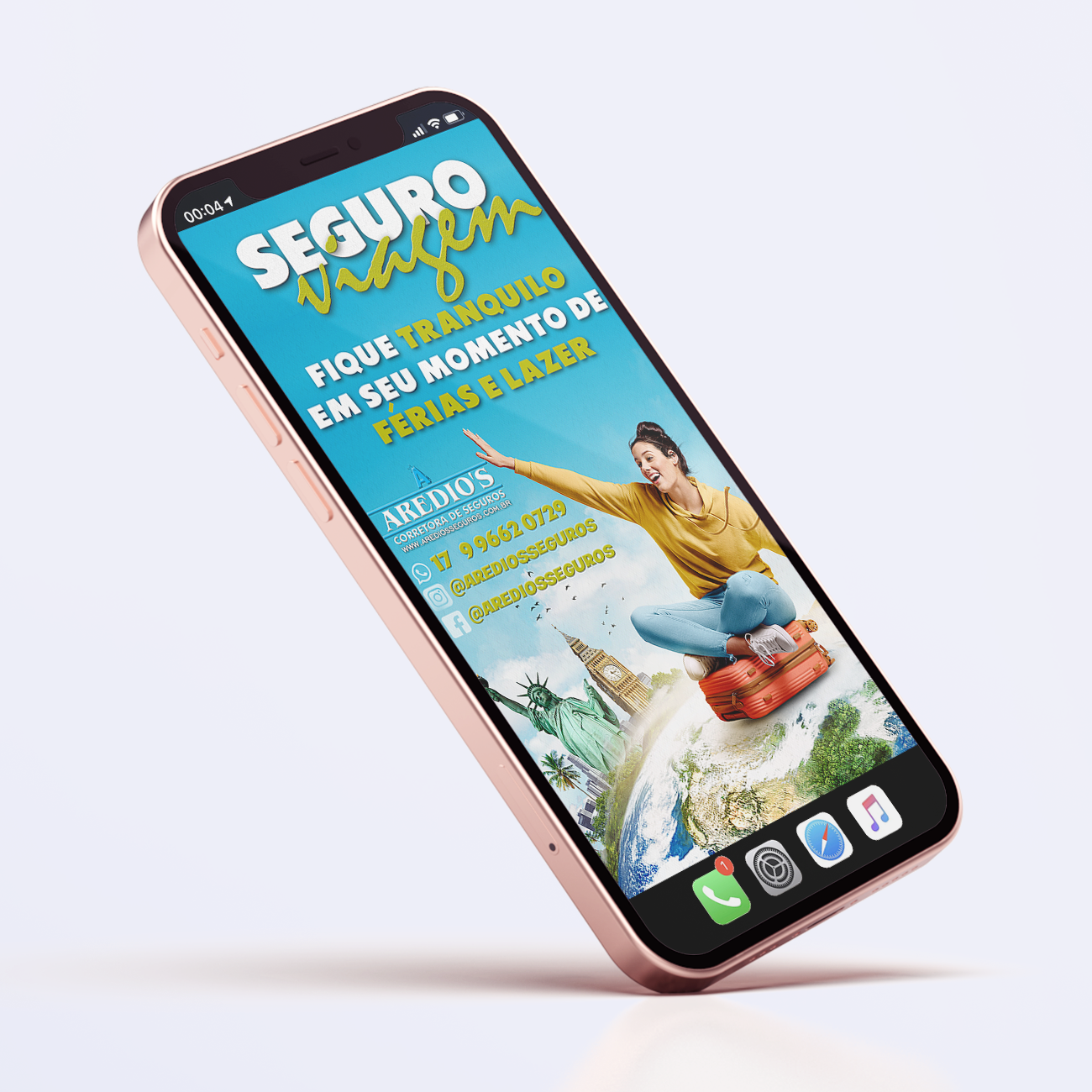 Artes para Campanha patrocinada para corretor de seguros