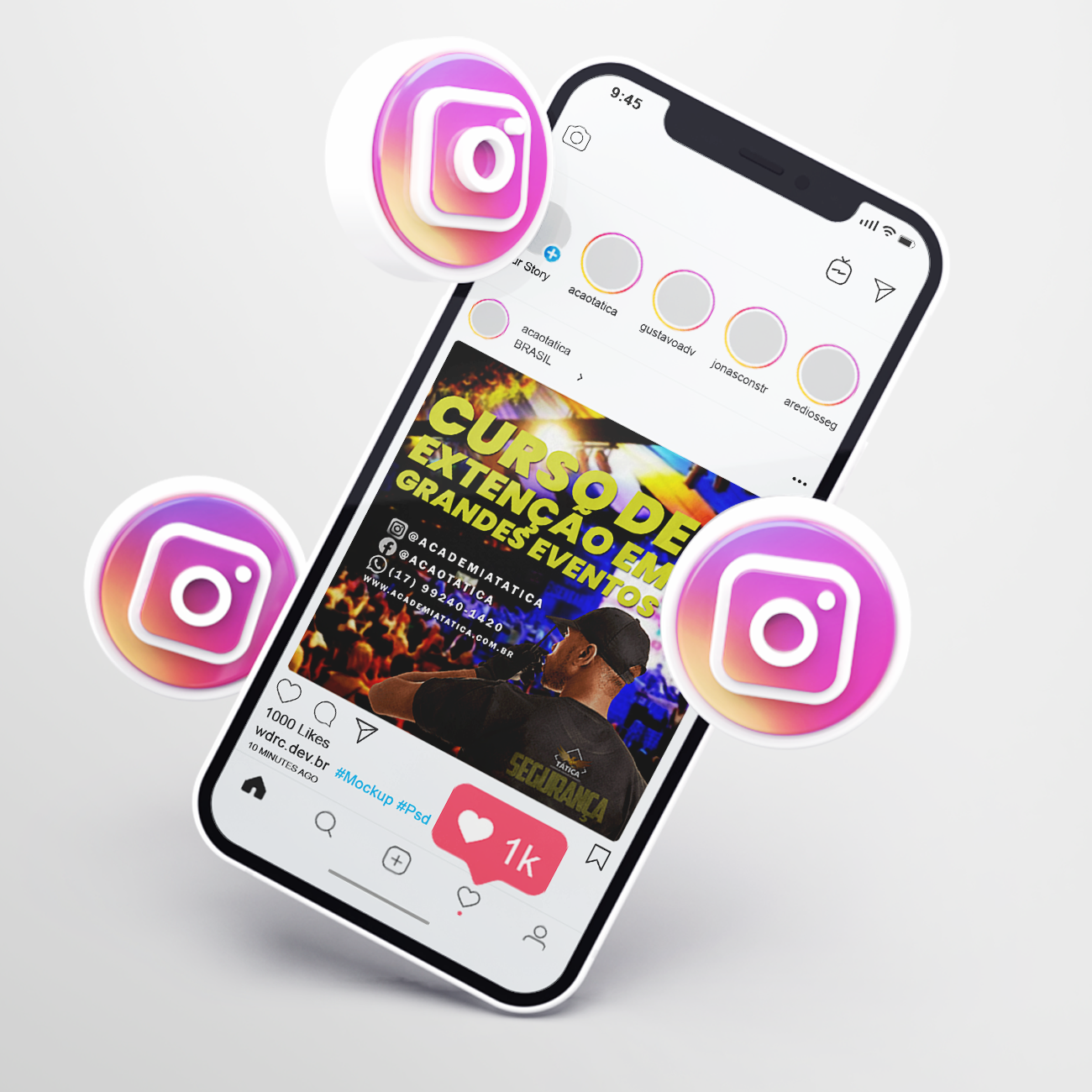 Arte para Escola de Vigilantes