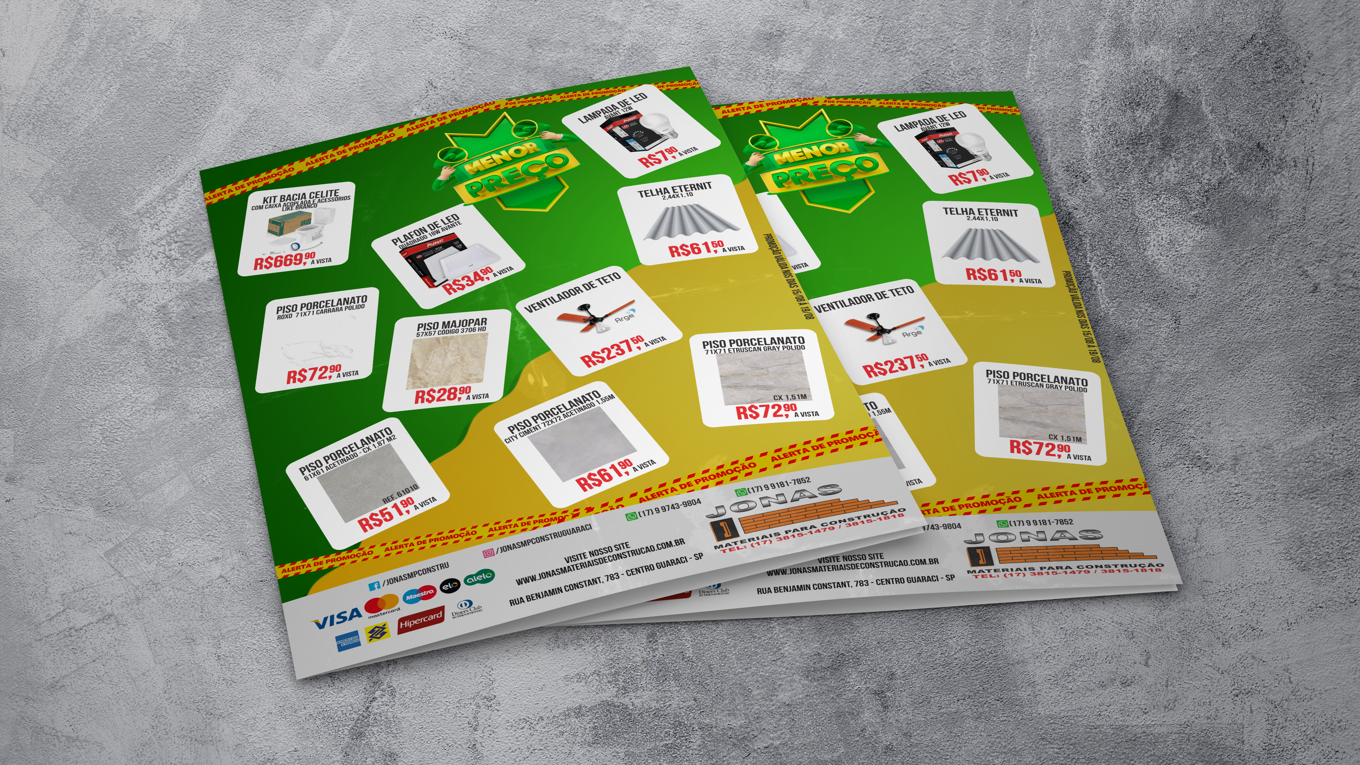 Tabloid Material de construção